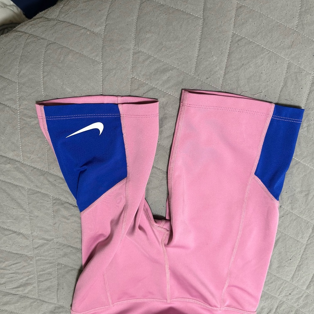Nike Pink and Blue bike shorts